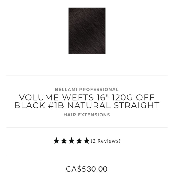 Bellami sew in volume wefts, hair extensions. - Picture 6 of 10